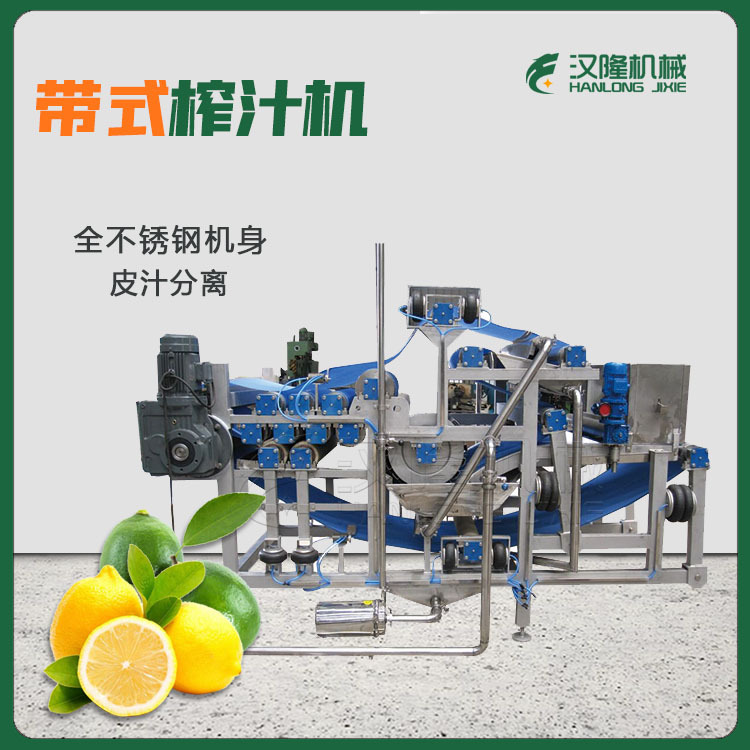 带式压滤机 带式压榨机 果蔬汁提取设备 不锈钢榨汁机 厂家直销