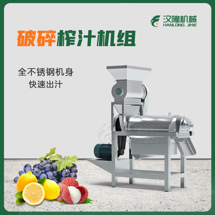 304螺旋榨汁机 水果破碎机 挤压工业苹果柠檬果蔬榨汁机