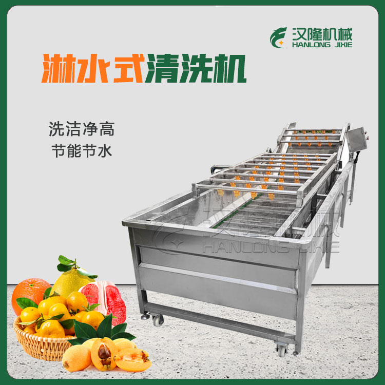 厂家供应LXJ系列不锈钢链板式水浴淋水蔬果带输送选果机清洗机